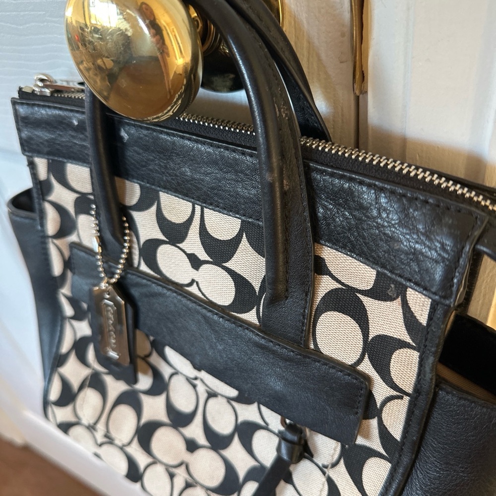 Coach Bleecker Signature Mini Riley Carryall - Picture 4 of 8